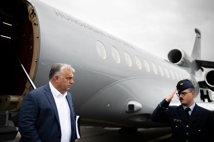 Orbán Viktor szerencsésen megérkezett Brüsszelbe